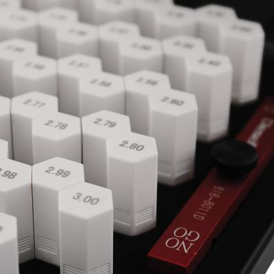 Prøvestiftsæt 7,00-8,00 mm med stigning 0,01 mm toleranceklasse 2 (±0,002 mm)